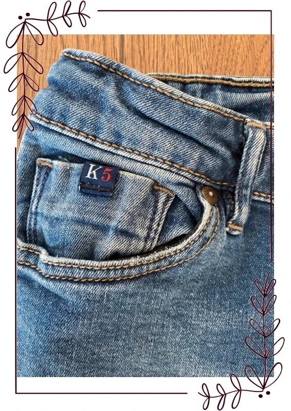 Jean regular denim azul 12 anos Kaporal – Como novo – photo 3